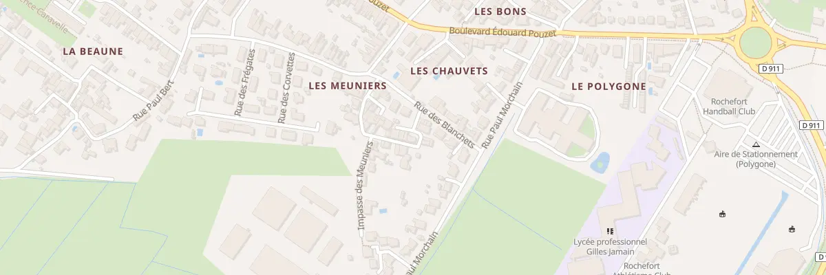 Plan du 30 Rue des Meuniers à Rochefort