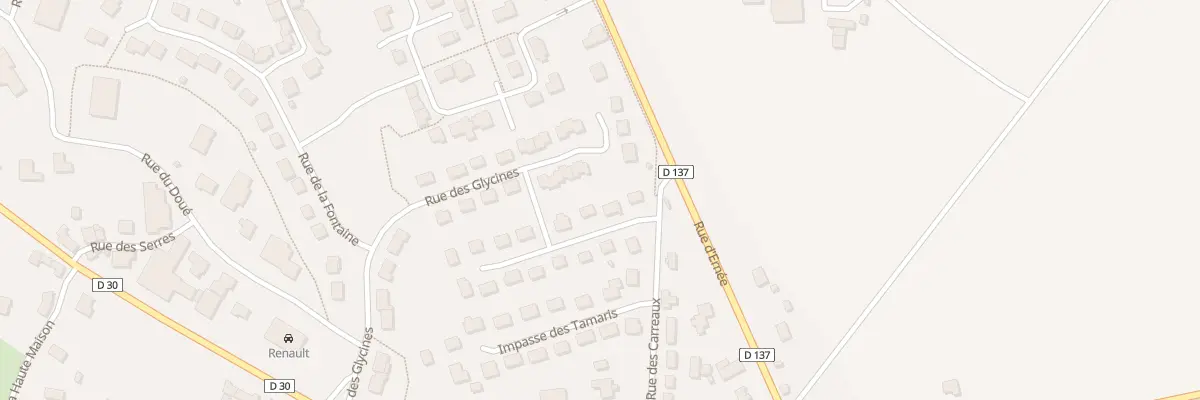 Plan du 3 Rue des Glycines au Bourgneuf-la-Forêt