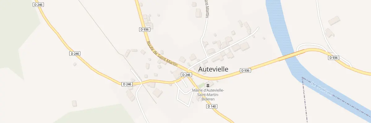 Plan du 5017 Village à Autevielle-Saint-Martin-Bideren