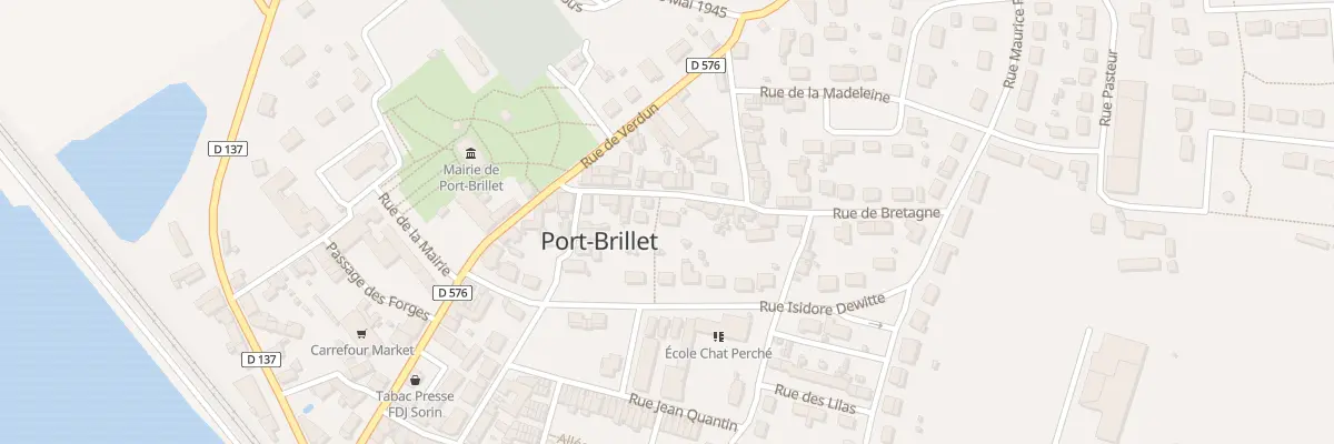 Plan du 14 Rue de Bretagne à Port-Brillet