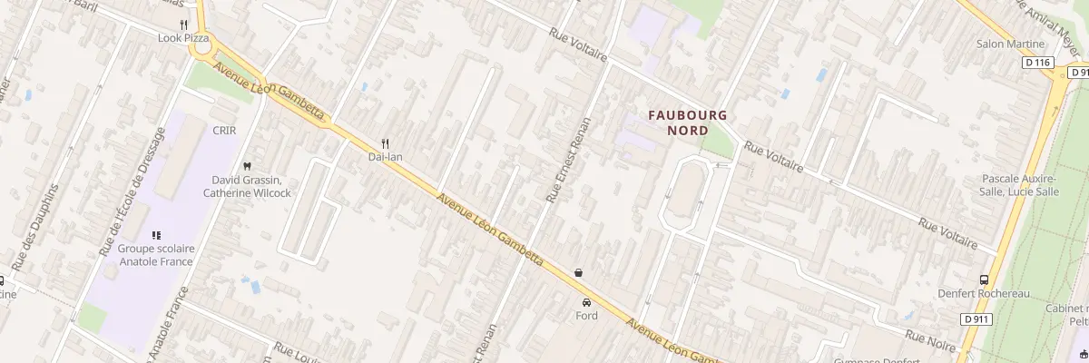 Plan du 29 Rue Ernest Renan à Rochefort