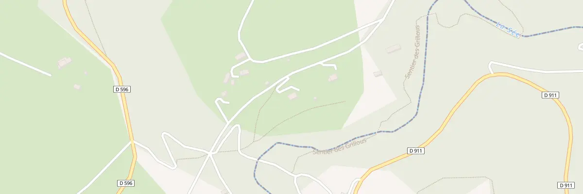Plan du 2 Le Desert à Beauficel