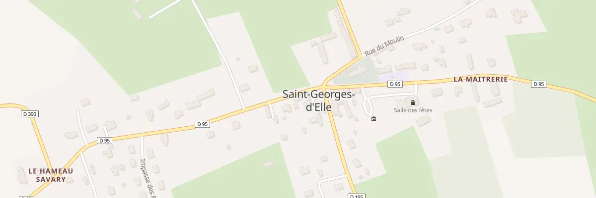 Plan du 1 Rue Saint - Georges à Saint-Georges-d’Elle