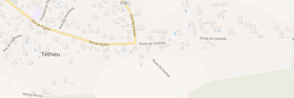Plan du 22 Rte de Cassiada à Téthieu