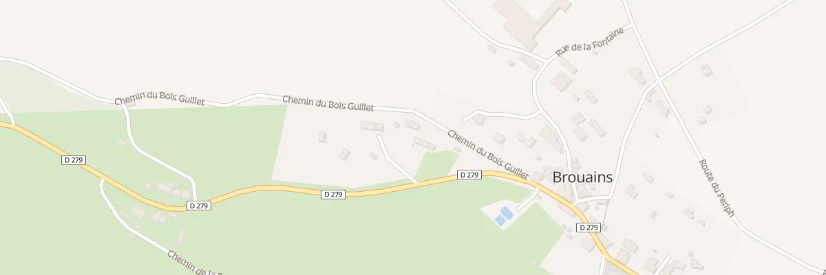 Plan du 5 Chemin du Bois Guillet à Brouains