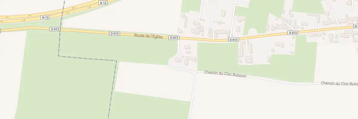 Plan du 1 Che du Clos Buisson à Longueville