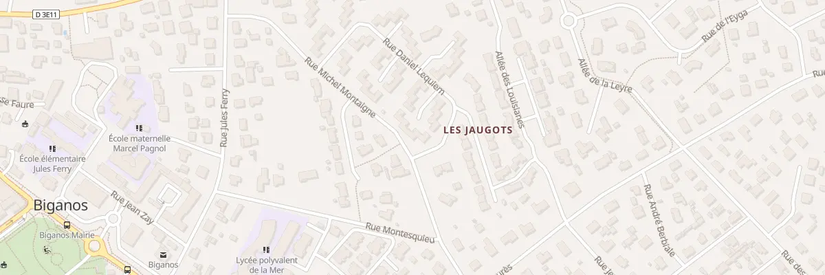 Plan du 25 Res Michel Montaigne à Biganos