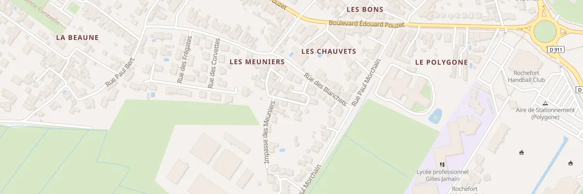 Plan du 36 Rue des Meuniers à Rochefort