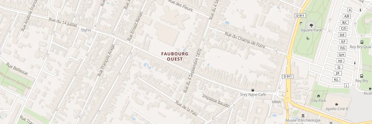 Plan du 59 Rue du Quatorze Juillet à Rochefort
