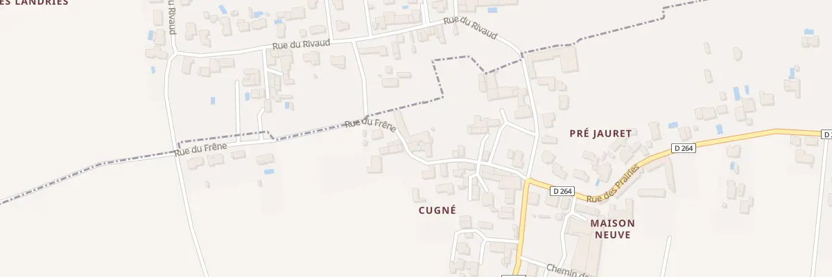 Plan du 11B Rue du Frêne à Saint-Christophe