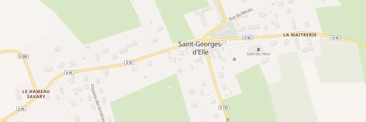 Plan du 3 Rue Saint - Georges à Saint-Georges-d’Elle