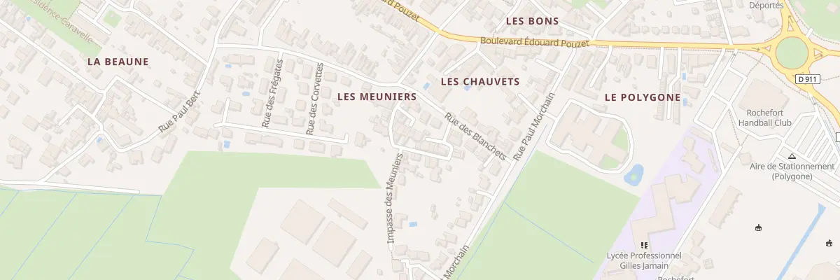 Plan du 18 Rue des Meuniers à Rochefort