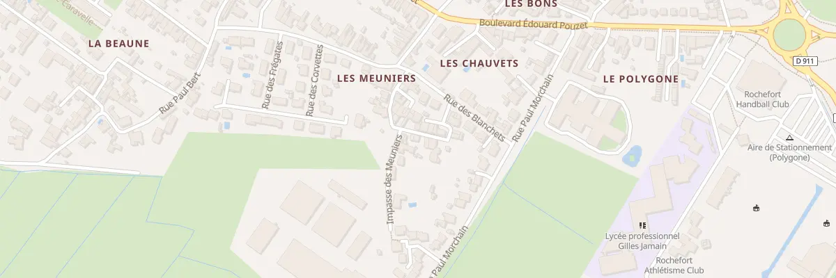 Plan du 27 Rue des Meuniers à Rochefort