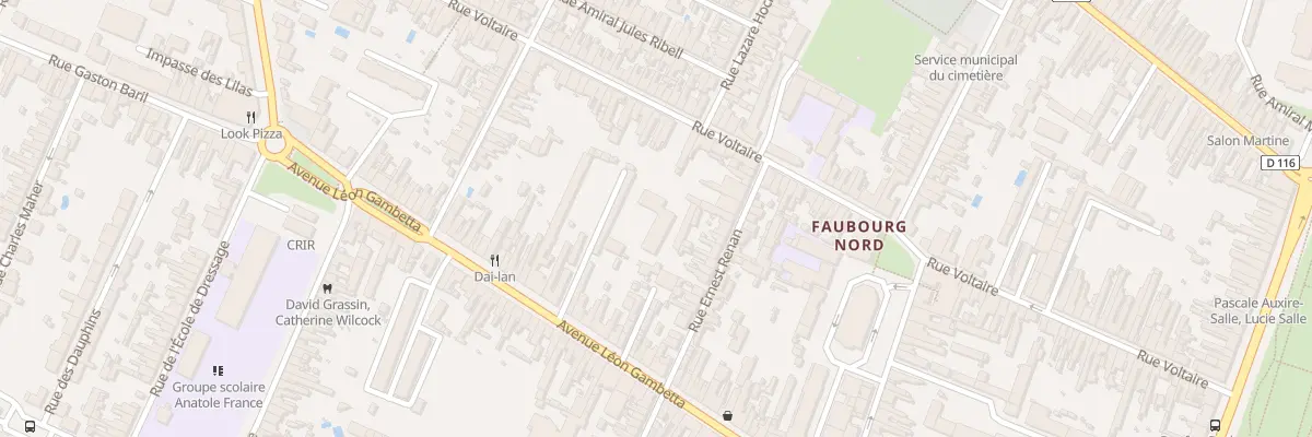 Plan du 76 Rue Voltaire à Rochefort