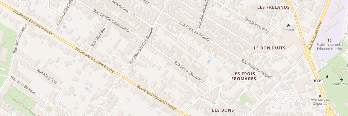 Plan du 19 Rue Masquelez à Rochefort