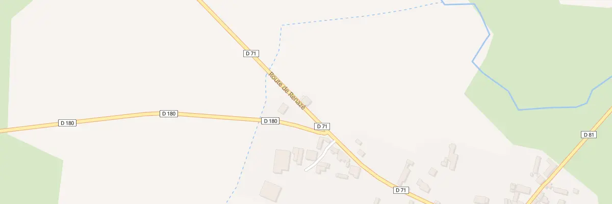 Plan du 48 Rte de la Sablière à Bouillé-Ménard