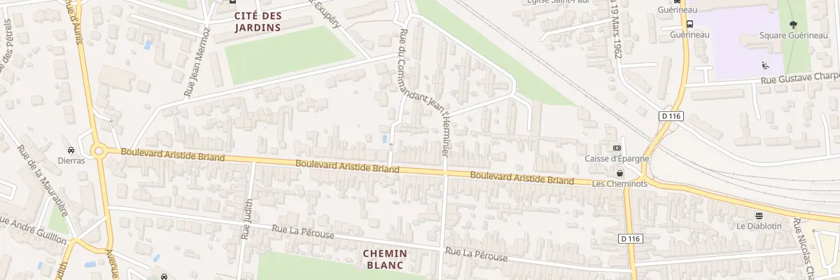 Plan du 55 Bd Aristide Briand à Rochefort
