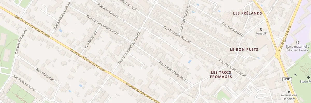 Plan du 13 Rue Masquelez à Rochefort