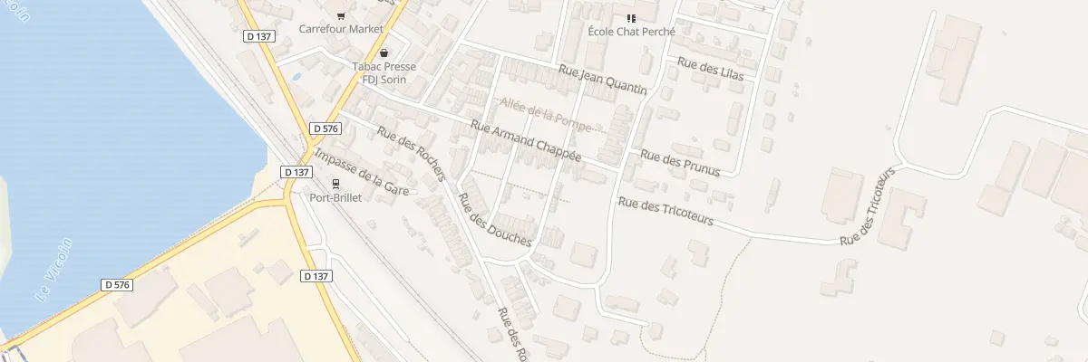 Plan du 44 Rue Armand Chappée à Port-Brillet