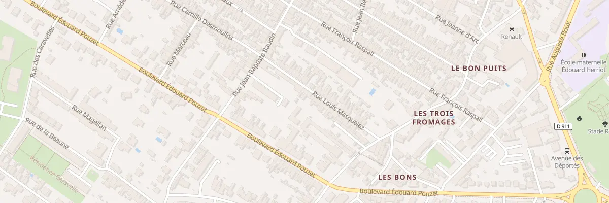 Plan du 16 Rue Masquelez à Rochefort