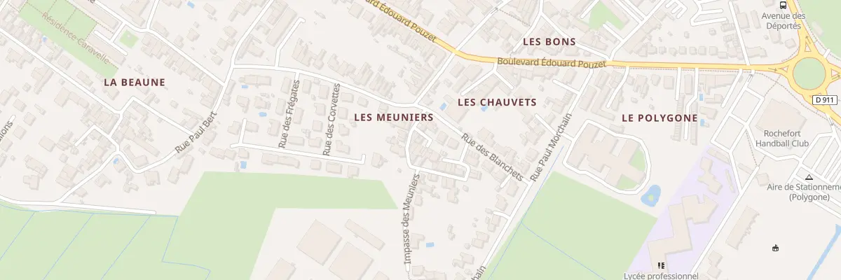 Plan du 46 Rue des Meuniers à Rochefort
