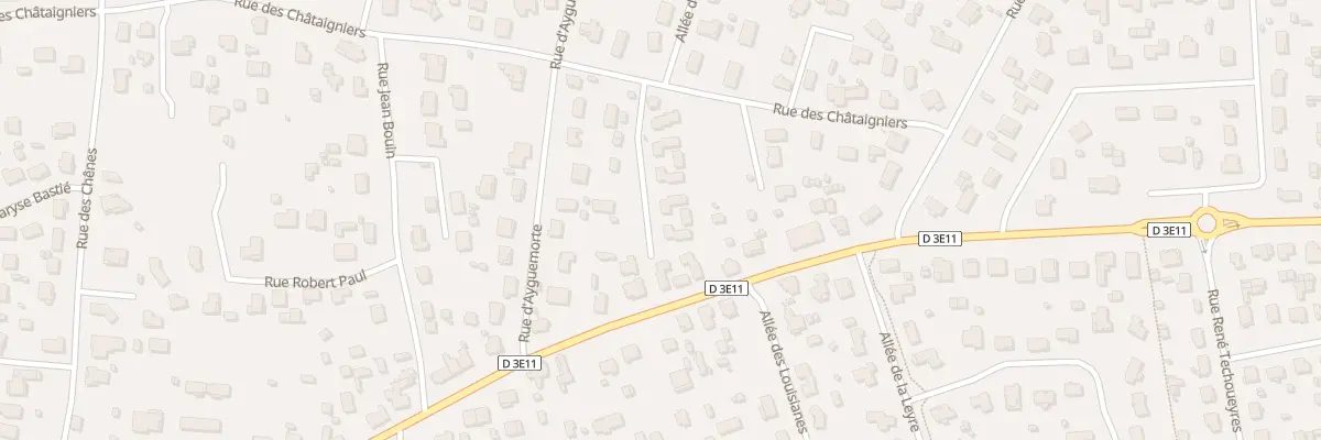 Plan du 46 Rue des Châtaigniers à Biganos