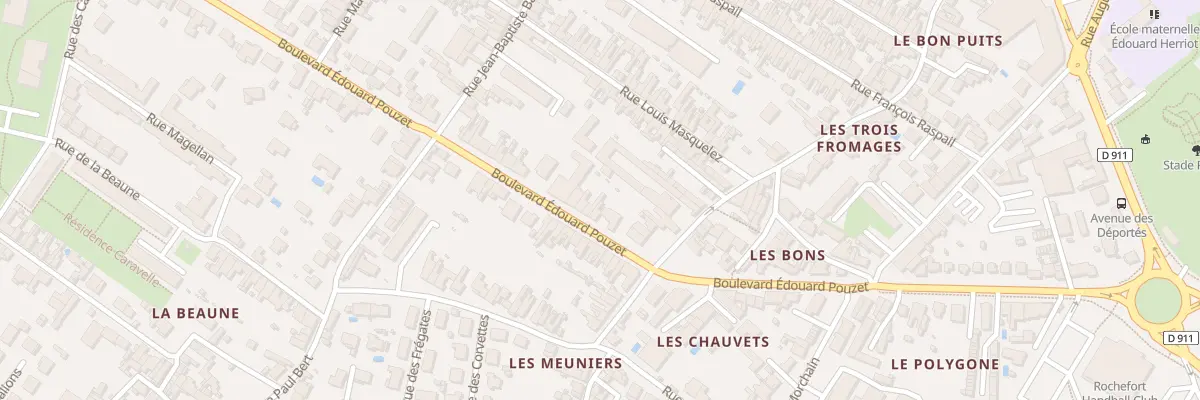 Plan du 61 Bd Edouard Pouzet à Rochefort