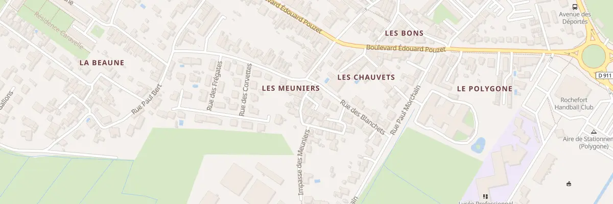 Plan du 6 Rue des Meuniers à Rochefort