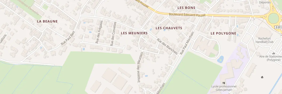 Plan du 12 Rue des Meuniers à Rochefort