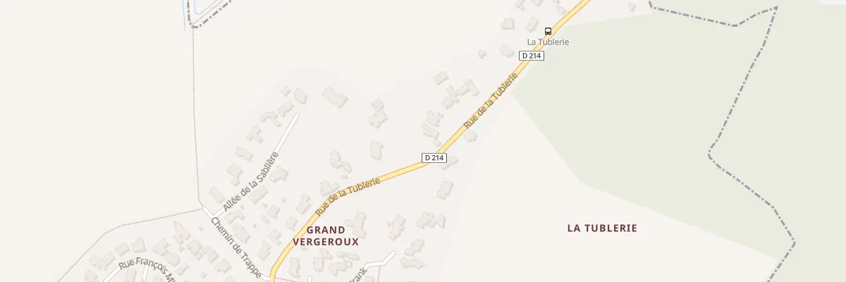 Plan du 18 Rue de la Tublerie à Vergeroux