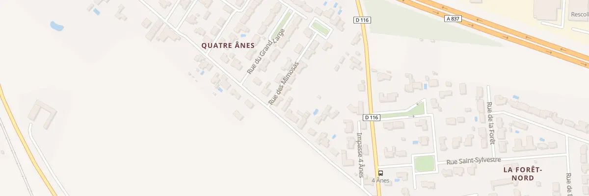 Plan du 24 Rue de Quatre Anes à Rochefort