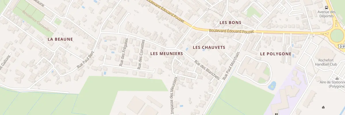 Plan du 3 Rue des Meuniers à Rochefort