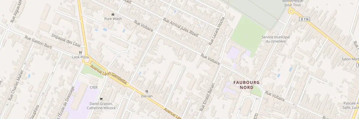 Plan du 86C Rue Voltaire à Rochefort