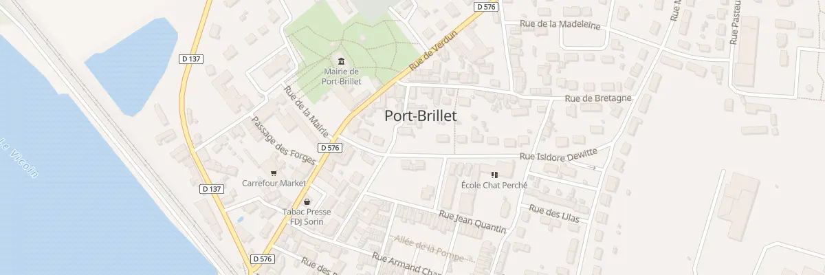 Plan du 10 Rue de l’Ancienne Poste à Port-Brillet
