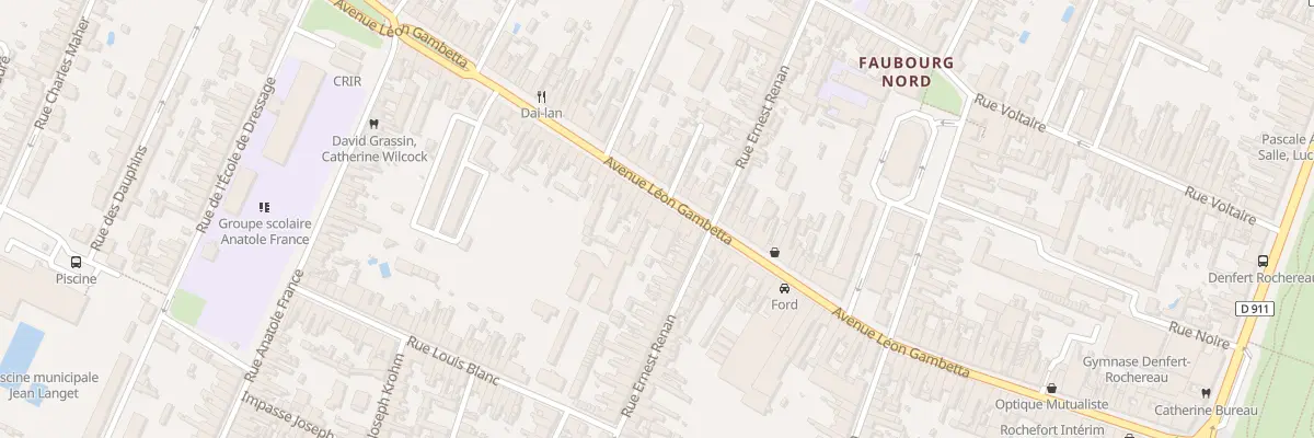 Plan du 92A Av Gambetta à Rochefort