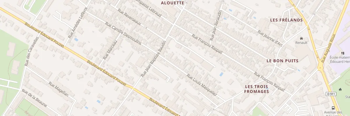 Plan du 5 Rue Masquelez à Rochefort
