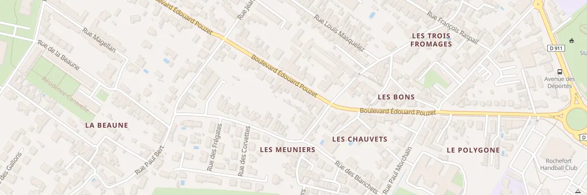 Plan du 50 Bd Edouard Pouzet à Rochefort
