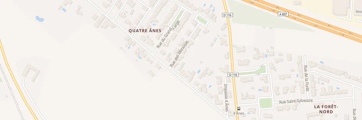 Plan du 3 Rue des Mimosas à Rochefort