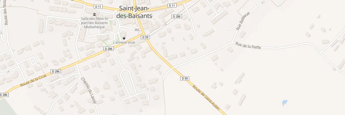 Plan du 3 Rte de Saint Aubin à Saint-Jean-d’Elle