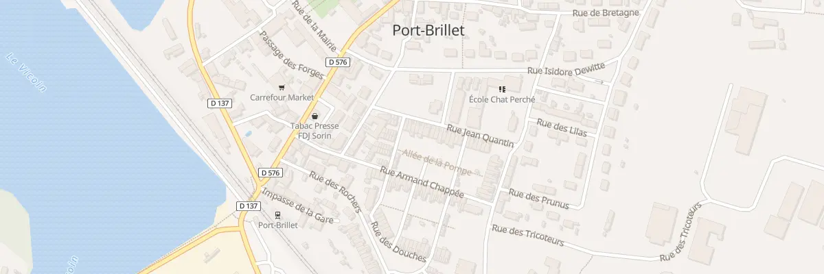 Plan du 3 Rue Jean Quantin à Port-Brillet