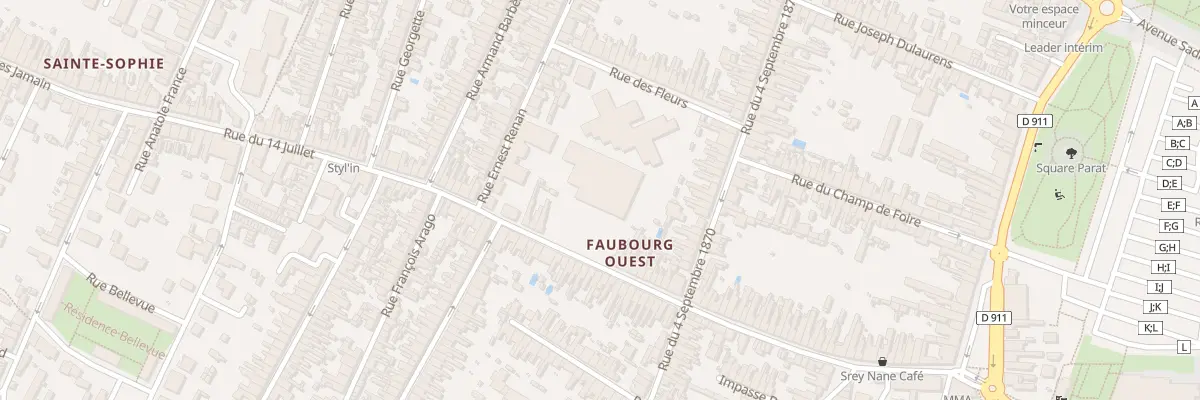 Plan du 81 Rue du Quatorze Juillet à Rochefort