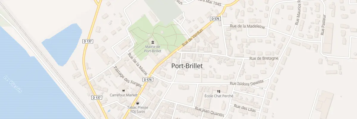 Plan du 4 Rue de Bretagne à Port-Brillet