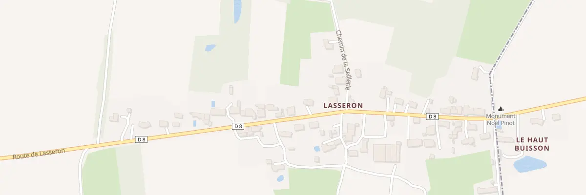 Plan du 321 Lasseron à Loireauxence