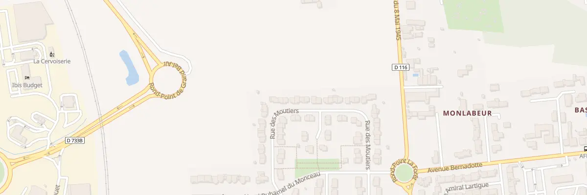 Plan du 50 Rue des Moutiers à Rochefort