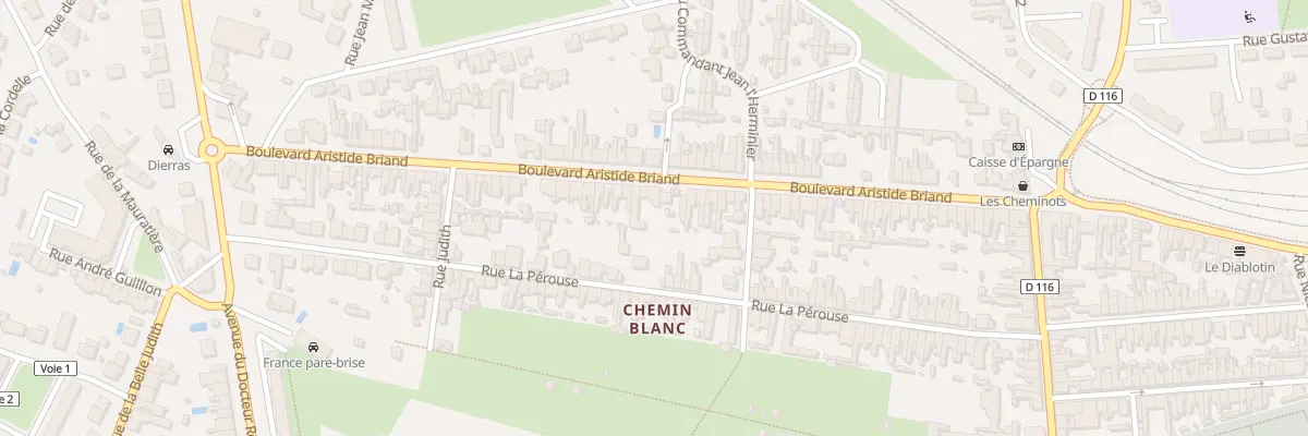 Plan du 114B Bd Aristide Briand à Rochefort
