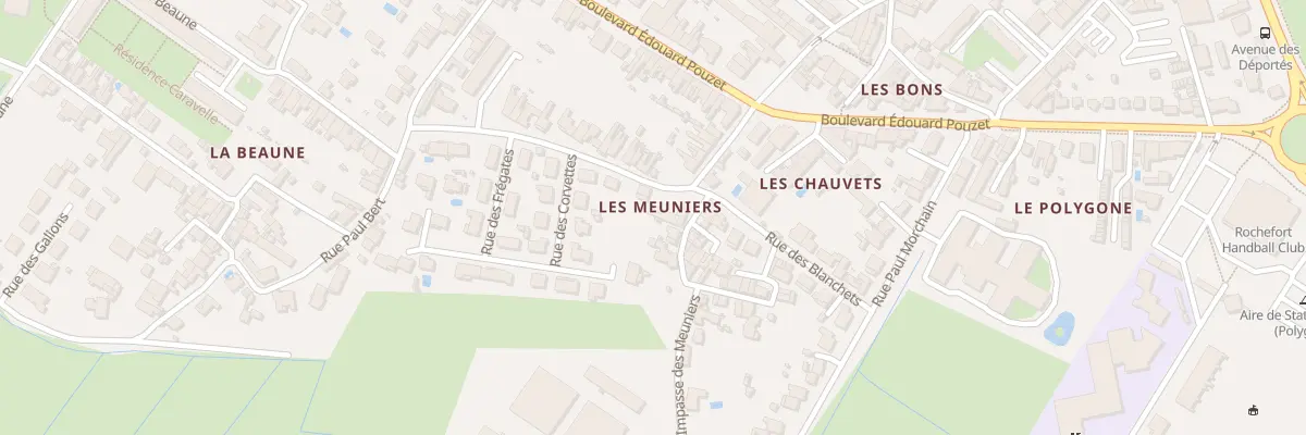 Plan du 5 Rue des Meuniers à Rochefort