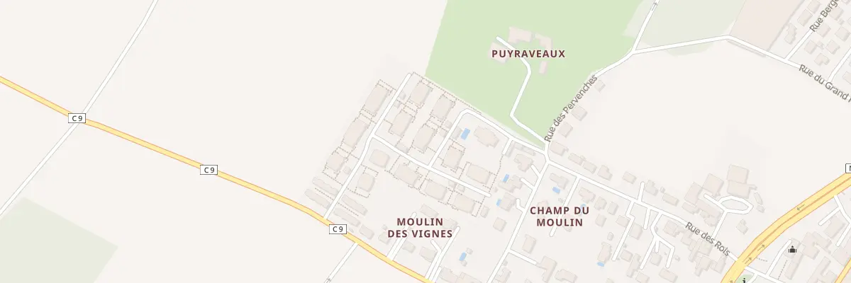 Plan du 14 Rue du Moulin des Vignes à Médis