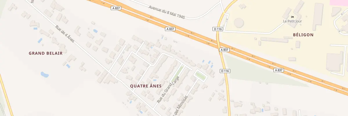 Plan du 21 Rue du Grand Large à Rochefort