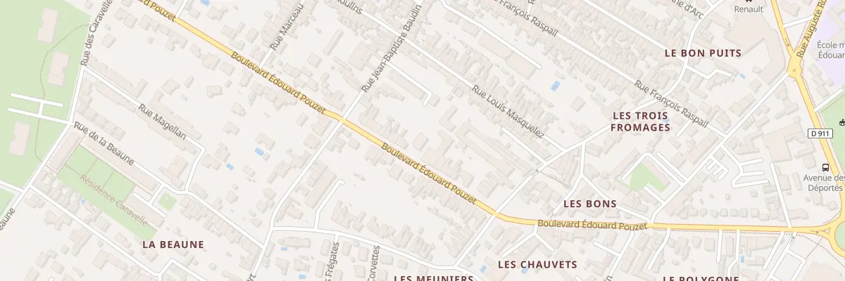 Plan du 69 Bd Edouard Pouzet à Rochefort
