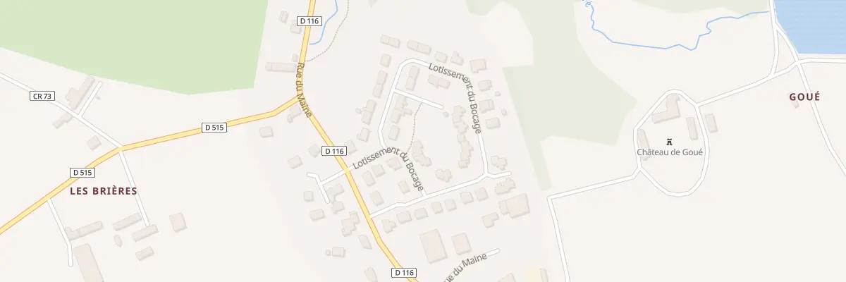 Plan du 1 Lot du Bocage à Fougerolles-du-Plessis